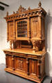 Renaissance Revival walnut sideboard at National Museum of History & Art. Luxembourg, Luxembourg.