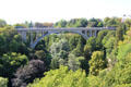 Adolphe Bridge over Pétrusse Rivers. Luxembourg, Luxembourg.