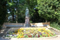 Amalie Von Sachsen-Weimar-Eisenach monument in Municipal Park. Luxembourg, Luxembourg.