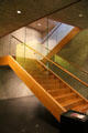 Stairway interior architecture at Villa Vauban Museum. Luxembourg, Luxembourg.