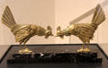 Cock Fight bronze sculpture by Auguste Trémont at Villa Vauban Museum. Luxembourg, Luxembourg