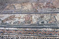 Roman mosaic floor details at Volubilis. Morocco.