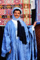Blue Berber in town of Rissani. Morocco