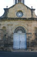 Entrance of baroque church at Case Pilote. Case Pilote, Martinique.