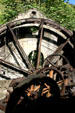 Ruins of water wheel & gears at Habitation Anse Latouche. Carbet, Martinique.
