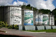 Storage tanks of Depaz rum distillery. Martinique.
