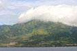 Pelée Volcano seen from sea. Martinique.