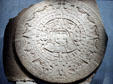 Aztec calendar stone [aka Piedra del Sol], symbol of Mexico, at National Museum of Anthropology. Mexico City, Mexico.
