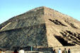 Pyramid of Sun at Teotihuacán. Mexico