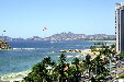 View of bay from a hotel in Acapulco. Mexico.