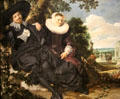 Portrait of a couple by Frans Hals at Rijksmuseum. Amsterdam, NL.