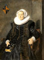 Portrait of Maritge Claesdr Vooght by Frans Hals at Rijksmuseum. Amsterdam, NL.