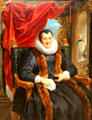 Portrait of Magdalena de Cuyper, mother of Rogier Le Witer by Jacob Jordaens at Rijksmuseum. Amsterdam, NL.