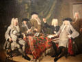 Portrait of Inspectors of Collegium Medicum painting by Cornelis Troost at Rijksmuseum. Amsterdam, NL.