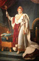 Portrait of Emperor Napoleon I by studio of François Pascal Simon, Baron Gérard at Rijksmuseum. Amsterdam, NL.