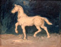 Horse painting by Vincent van Gogh at Van Gogh Museum. Amsterdam, NL.