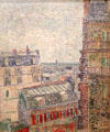 View from Theo's apartment in Paris painting by Vincent van Gogh at Van Gogh Museum. Amsterdam, NL