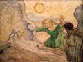 Raising of Lazarus painting by Vincent van Gogh at Van Gogh Museum. Amsterdam, NL