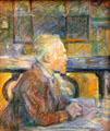 Portrait of Vincent van Gogh by Henri de Toulouse-Lautrec at Van Gogh Museum. Amsterdam, NL.
