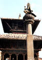 Garuda statue at Krishna Mandir in Patan , Katmandu. Nepal.