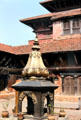 Courtyard in Royal Palace Courtyard, Patan , Katmandu. Nepal.