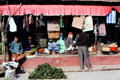 Merchants in Durbar Square, Katmandu. Nepal.