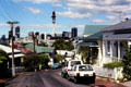 Auckland skyline from College Hill neighborhood. Auckland, New Zealand.