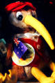 Stuffed student Kiwi souvenir doll at Rotorua. New Zealand.