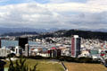 View of Wellington from upper cable car station. Wellington, New Zealand.
