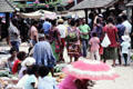 Shoppers & merchants at Port Moresby market. Papua New Guinea.