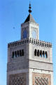 Upper detail of Kasbah Mosque minaret. Tunis, Tunisia.