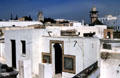 Upper levels of Tunis Medina with tile decoration. Tunis, Tunisia.