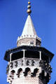 Minaret of Mosque of Hammouda Pacha in Tunis Medina. Tunis, Tunisia.
