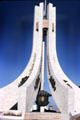 National Monument at Place de la Kasbah by Abdelfattah Boussetta marks several historic events. Tunis, Tunisia.