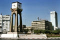Clock tower on Ave. Habib Bourgiba. Tunis, Tunisia.