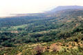 View of the landscape as seen from the Lake Manyara Hotel. Tanzania