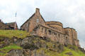 Structures of Edinburgh Castle. Edinburgh, Scotland.