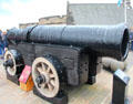Mons Meg medieval siege gun at Edinburgh Castle. Edinburgh, Scotland.