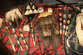 Collection of Highland sporrans, skean dubhs & broaches at National War Museum of Scotland. Edinburgh, Scotland.