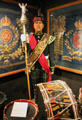 Drum major's regimental dress at Royal Scots Museum. Edinburgh, Scotland.