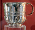 Silver thistle cup from Edinburgh at Museum of Edinburgh. Edinburgh, Scotland.