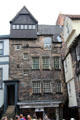 Moubray House to left of John Knox House. Edinburgh, Scotland.