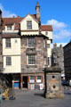Well head in front of John Knox House. Edinburgh, Scotland.