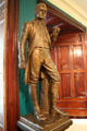 Robert Burns statue by Webster at Writers' Museum. Edinburgh, Scotland.