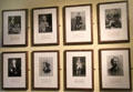 Photographs from life of Robert Louis Stevenson at Writers' Museum. Edinburgh, Scotland.
