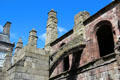 Flying buttress of Holyrood Abbey. Edinburgh, Scotland.