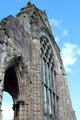 Gothic ruins of Holyrood Abbey. Edinburgh, Scotland.