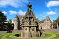 Fountain installed at Holyrood Palace at request of Queen Victoria after similar one at Linlithgow. Edinburgh, Scotland.