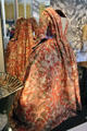 Silk & metal thread Sacque dress from Britain at National Museum of Scotland. Edinburgh, Scotland.