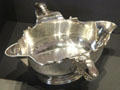 Silver double-lipped sauceboat by Thomas Farren of London at National Museum of Scotland. Edinburgh, Scotland.